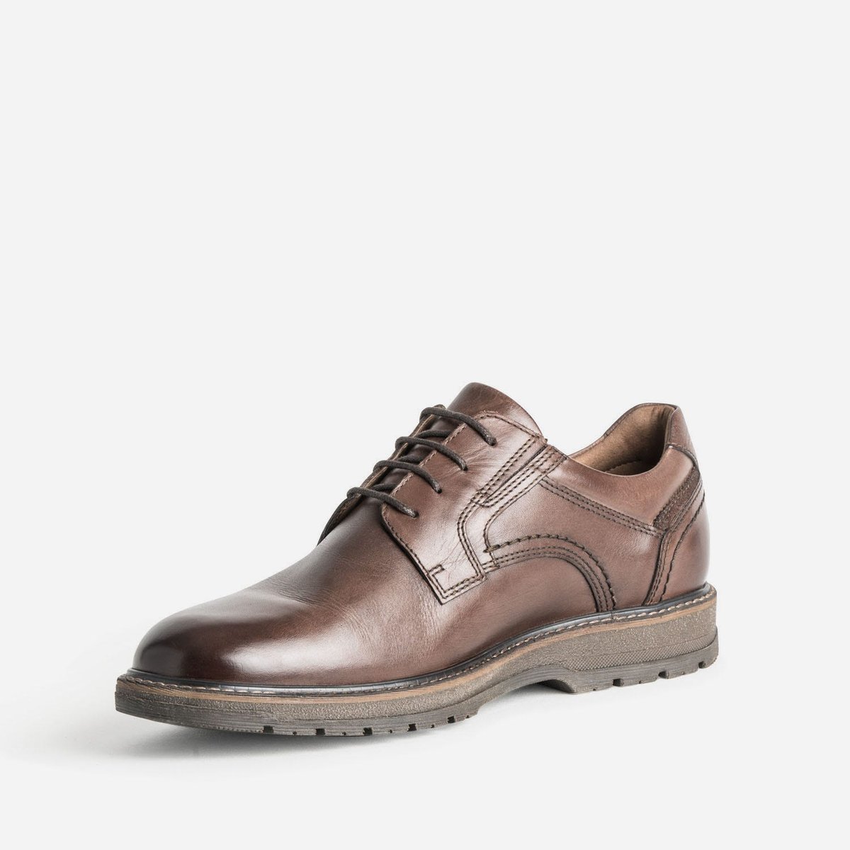 Derby en cuir FLORAN marron, ERAM
