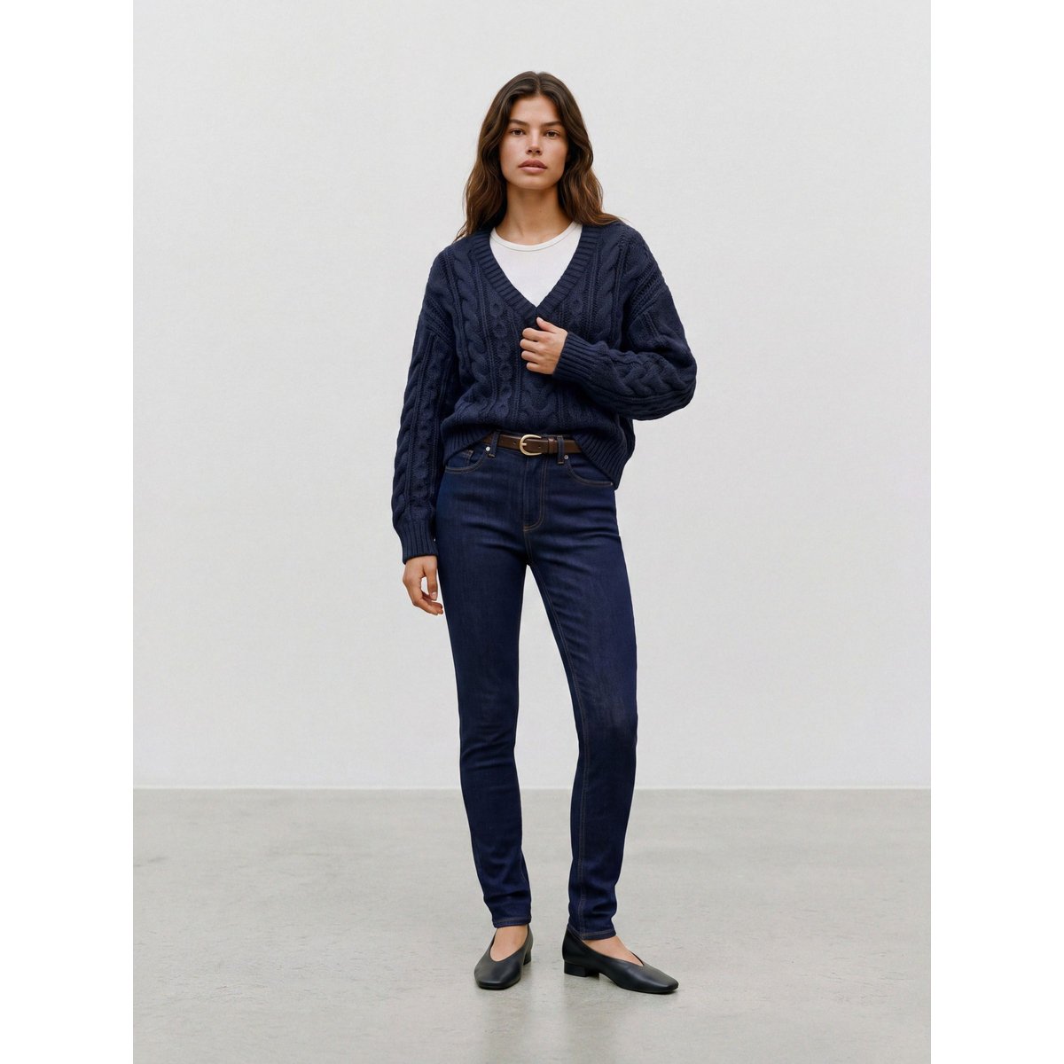 Jean Skinny dark blue denim, VERO MODA