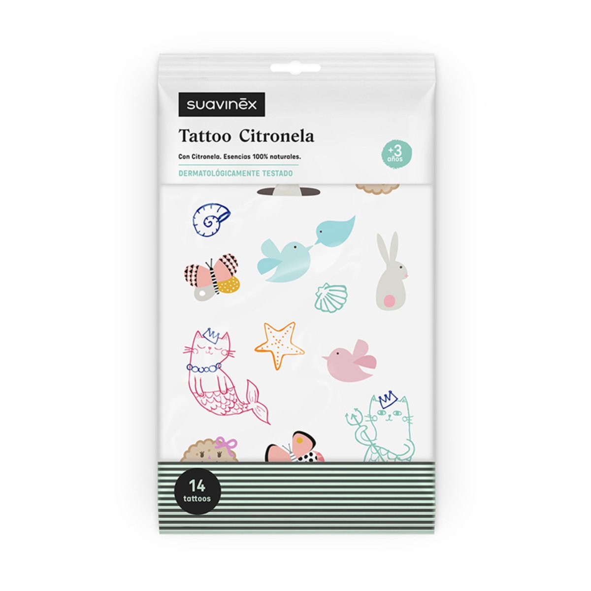 Tattoos à la citronnelle multicolore, SUAVINEX