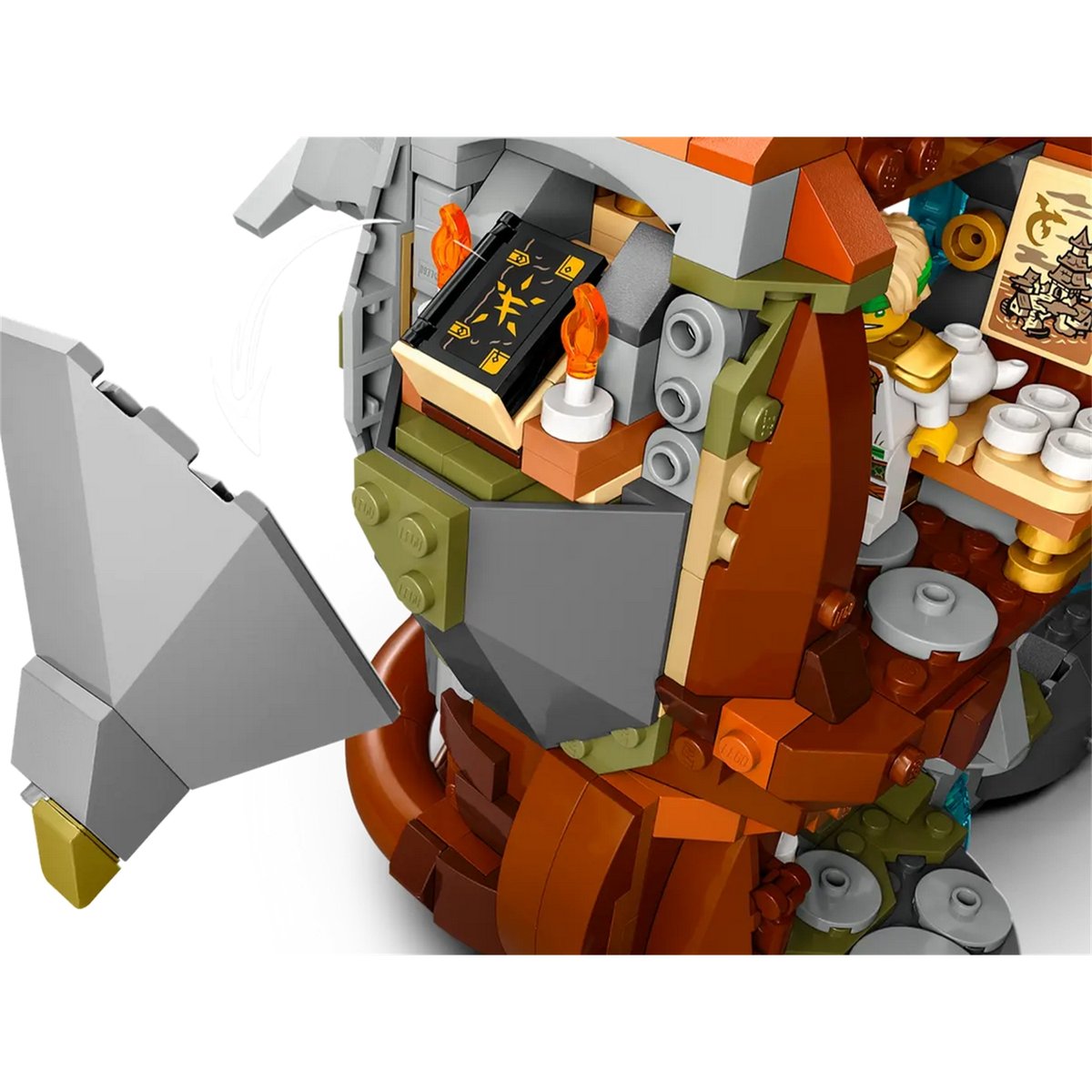 LEGO NINJAGO - Sanctuaire de la Roche du Dragon - Set de Construction 71819 multicolore, LEGO