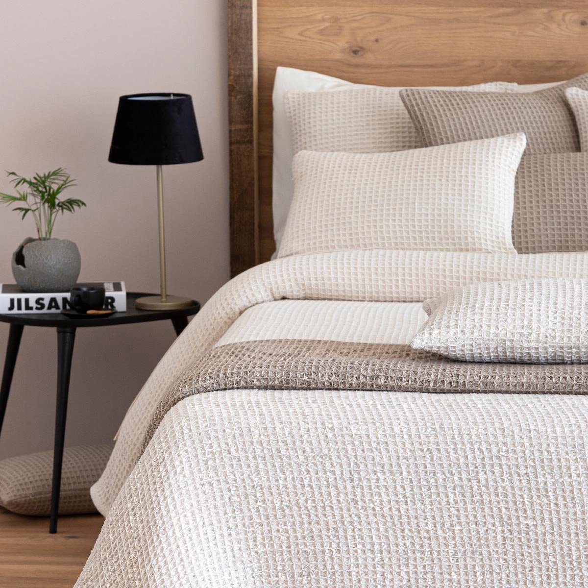 Couvre lit FLORENCE beige, NAF NAF HOME
