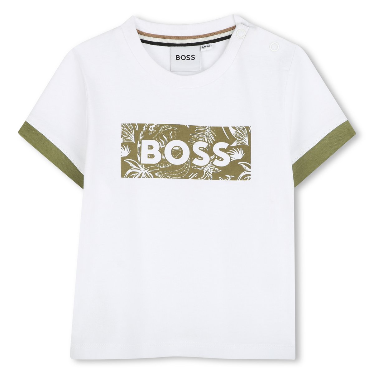T-shirts à manches courtes blanc, BOSS KIDSWEAR
