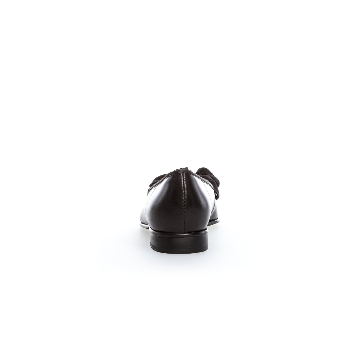 Ballerines en cuir vernis à talon décroché noir vernis, GABOR