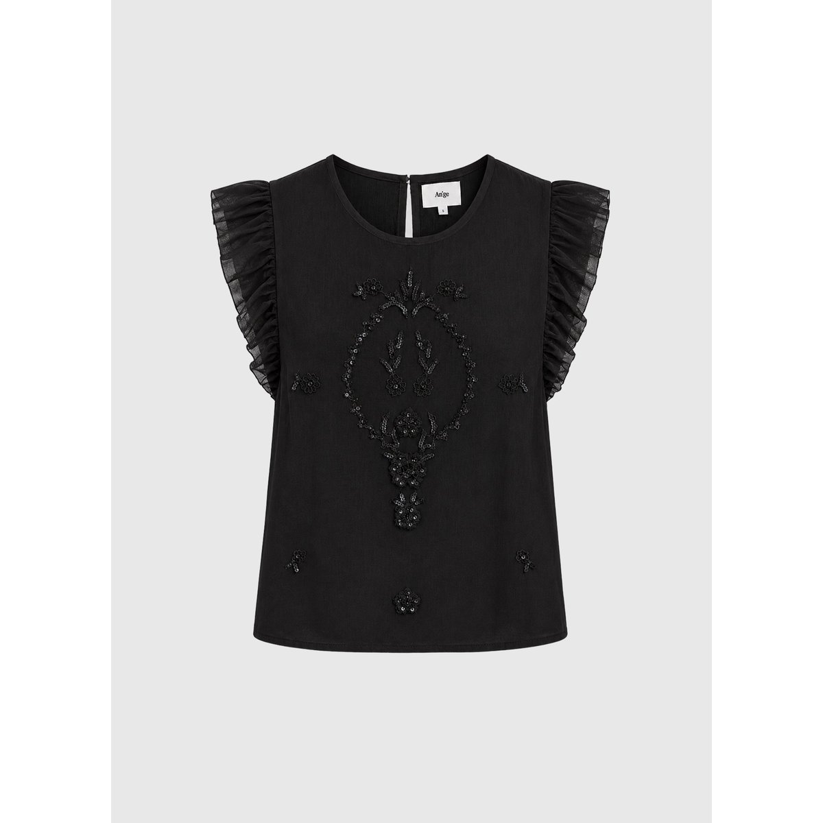 Blouse SELMANA noir, AN'GE
