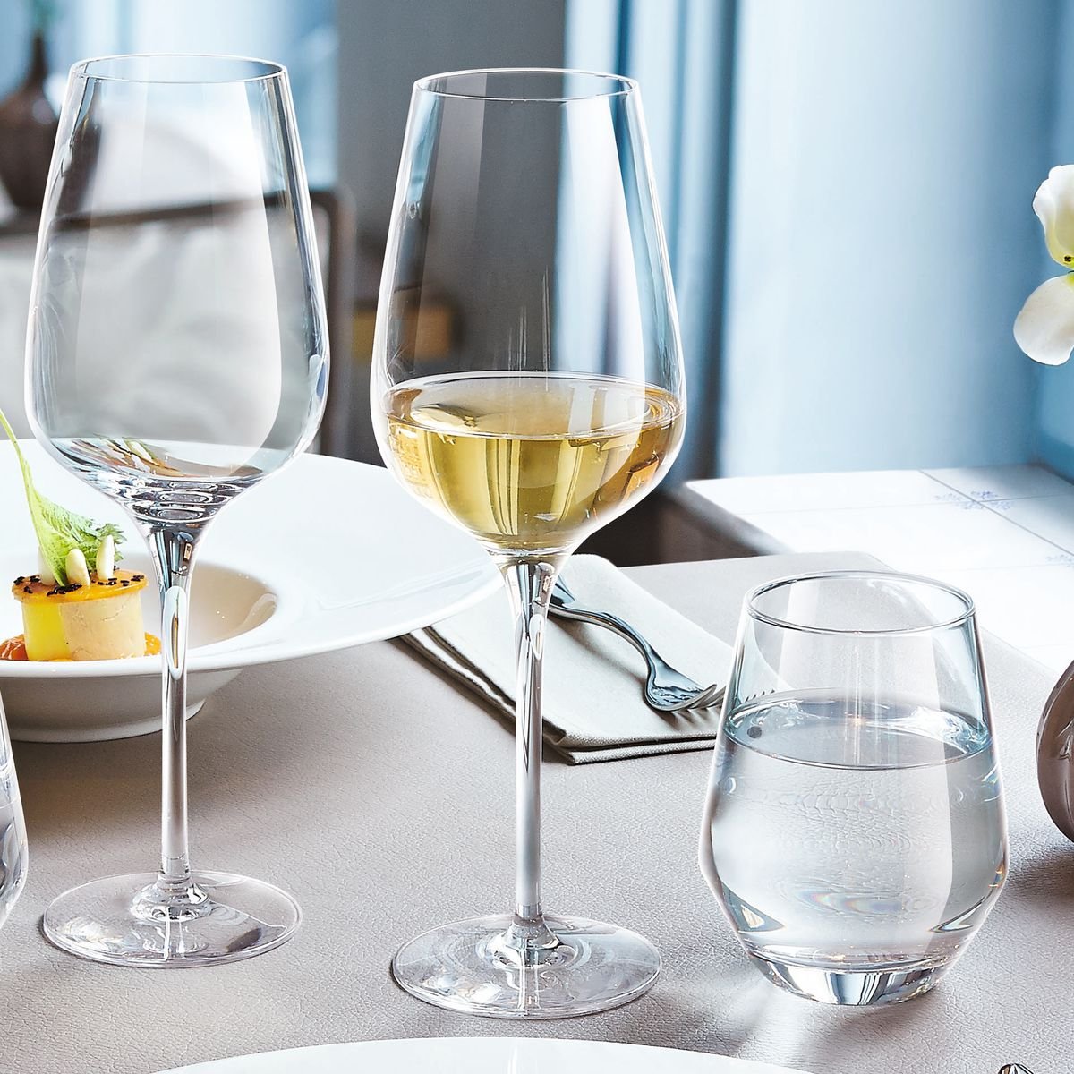 6 verres à vin 25cl en cristallin -SUBLYM transparent, CHEF&SOMMELIER