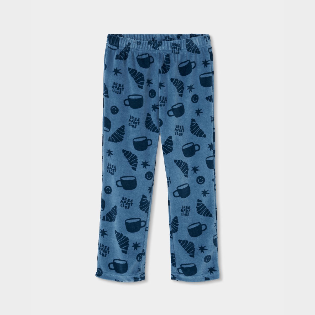 Pyjama molleton garçon imprimé croissants multicolore, BOBOLI
