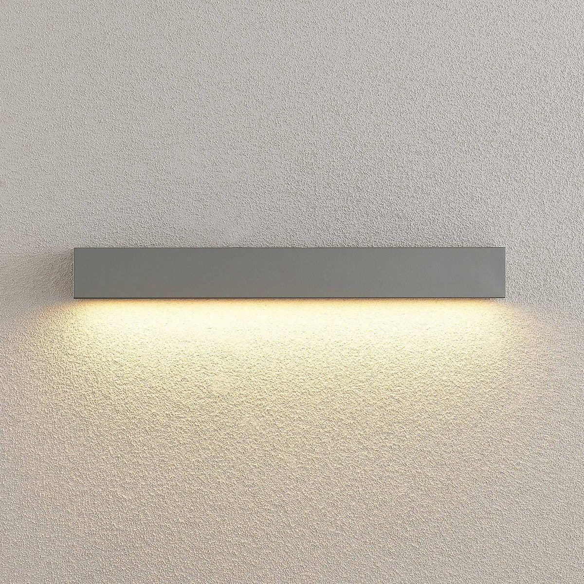 Applique extérieure en aluminium moderneLED argent, LUCANDE