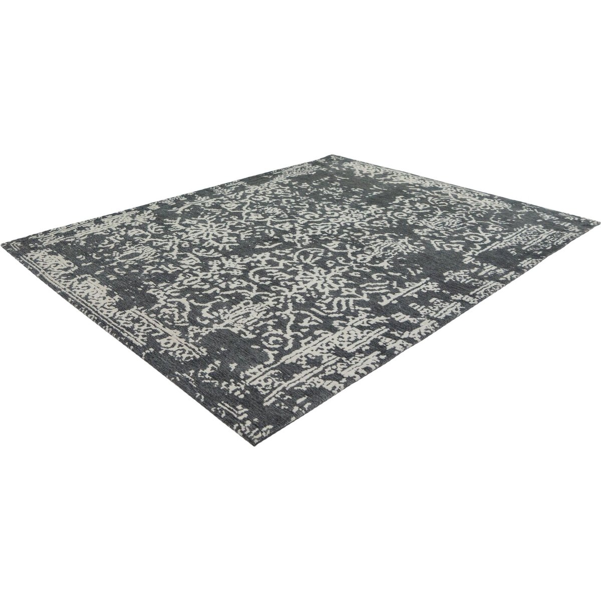 Tapis rectangulaire en coton, RIVIÈRE gris, ARTE ESPINA