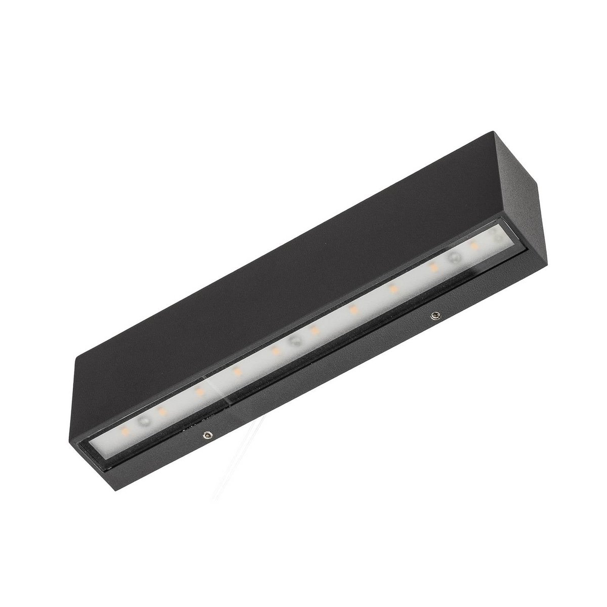 Applique extérieure en aluminium moderneLED graphite, satiné, LUCANDE