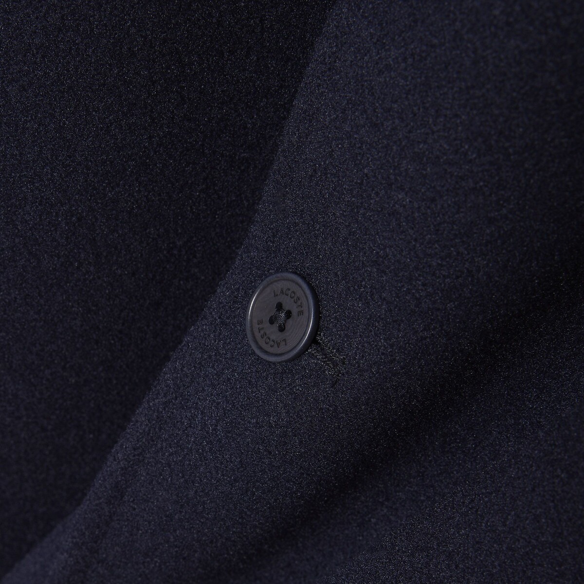 Camicia spessa in flanella blu marino, LACOSTE