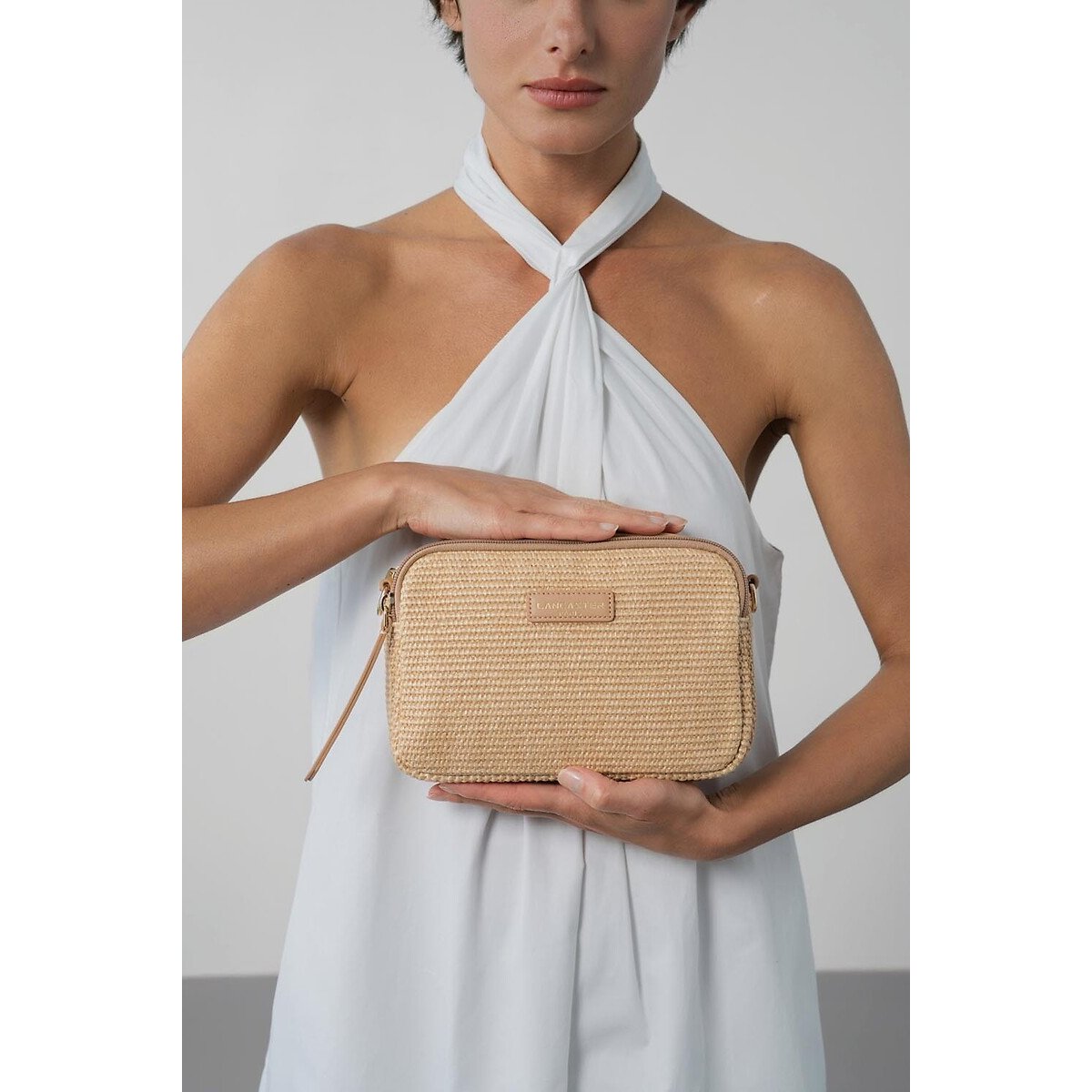 Sac trotteur zippé, MINI OSIER naturel, LANCASTER