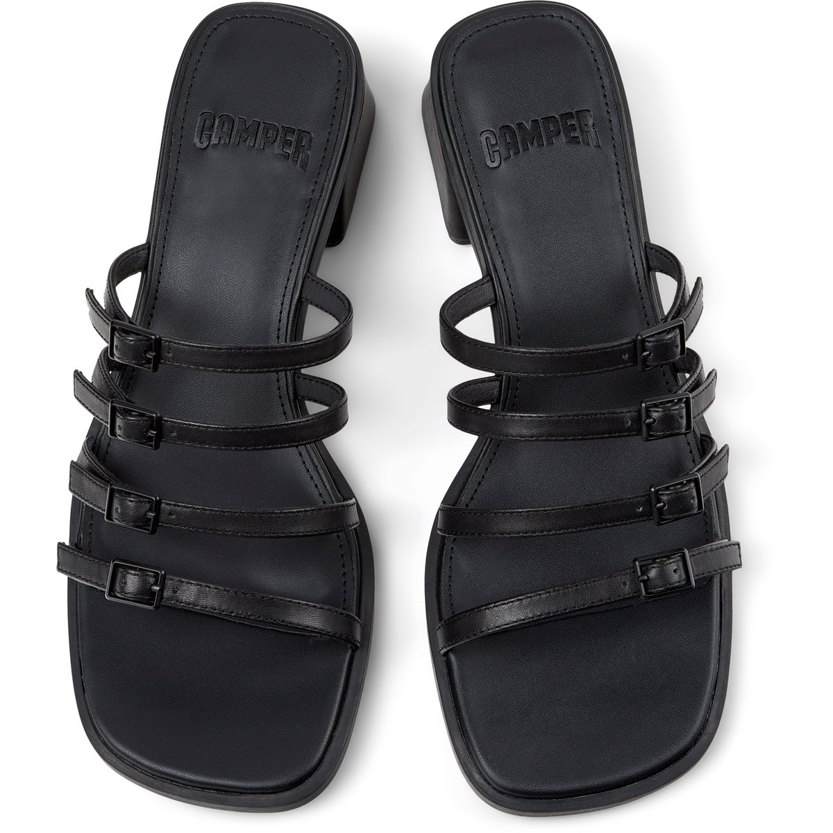 Sandales Cuir KORA SANDAL TWINS noir, CAMPER