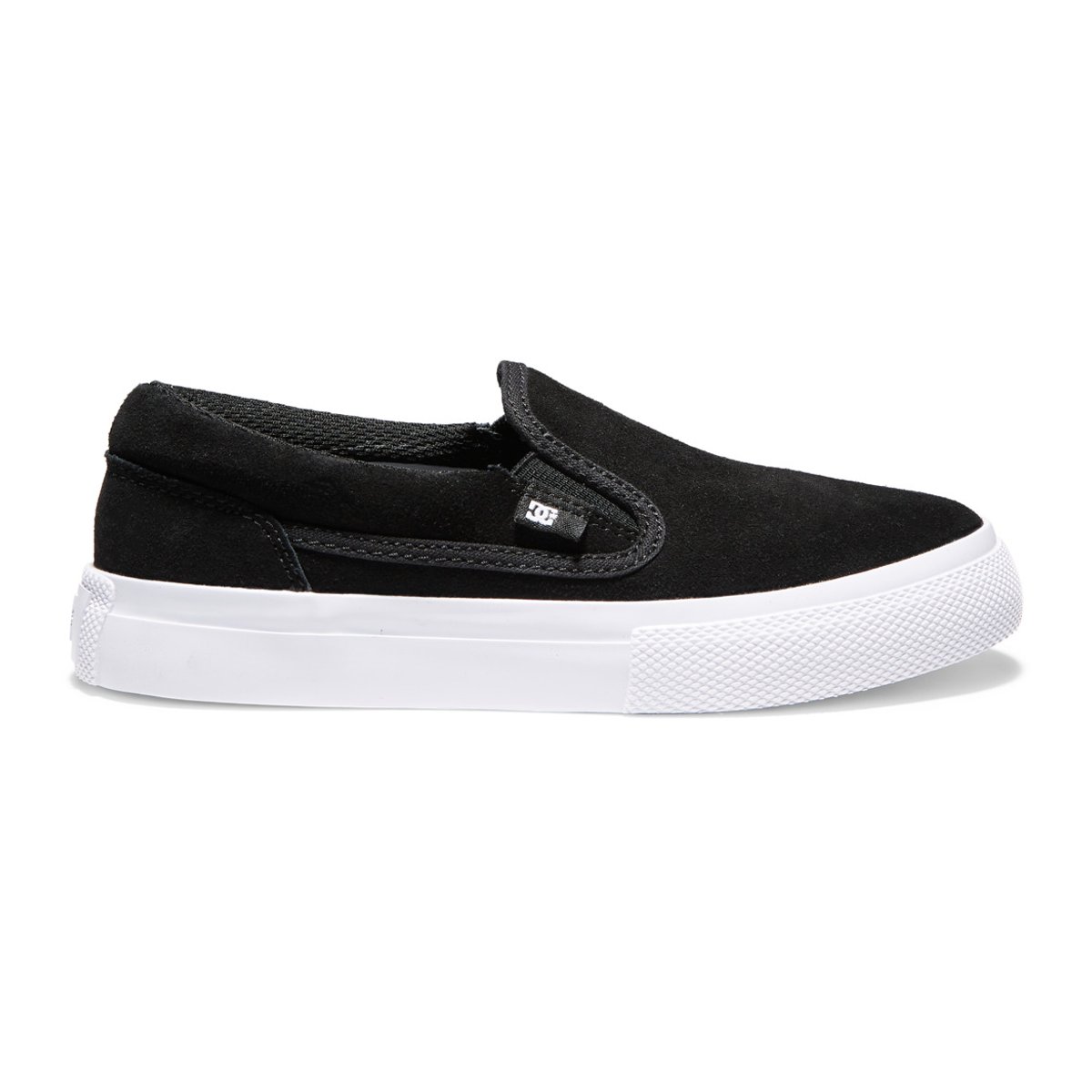 Chaussures en cuir MANUAL SD. noir black/white, DC SHOES