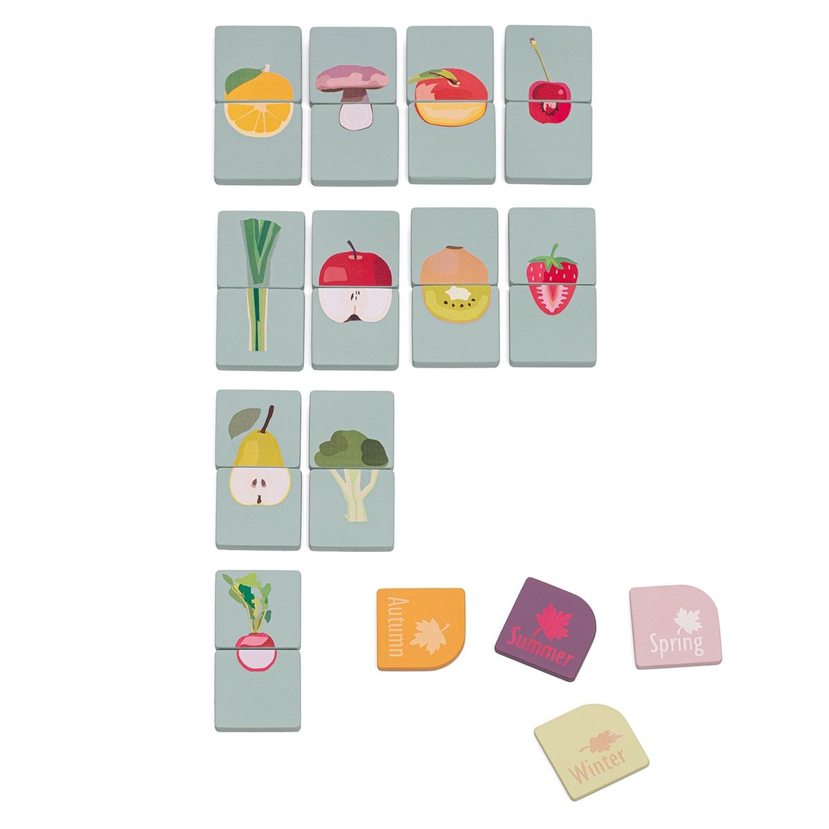 Memory Fruits, Légumes et Saisons violet, SEVI