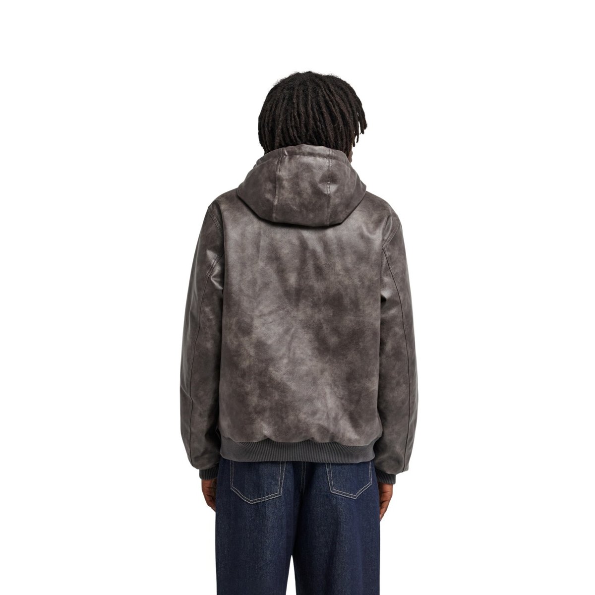 Veste bomber HOODED BOMBER JACKET marron marble off black, ELEMENT