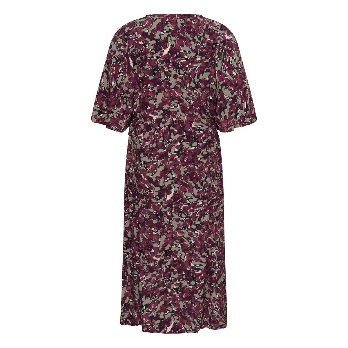 Robe marron fudge abstract animal, KAFFE CURVE