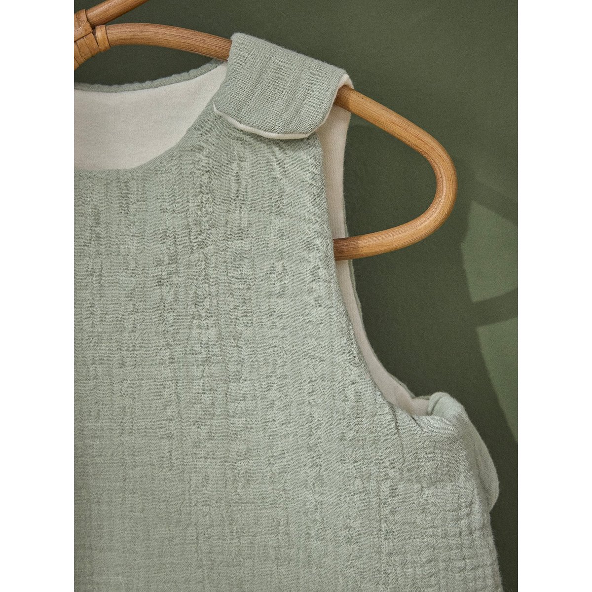 Gigoteuse gaze de coton biologique "AVA" - TOG 2 celadon, CYRILLUS