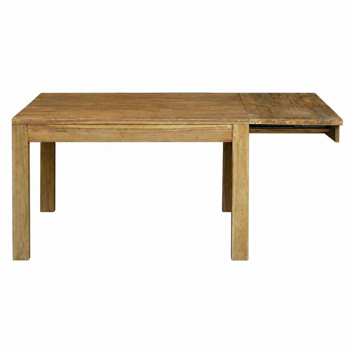 Table extensible en bois recyclé de teck 160-210 cm VADOD bois naturel, PIER IMPORT