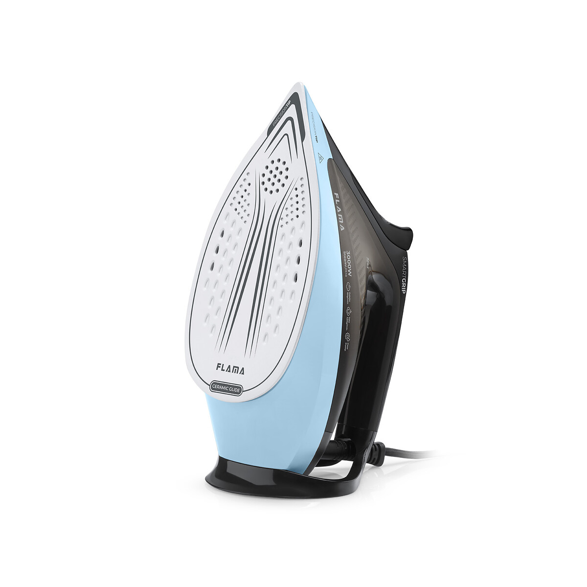 Ferro a Vapor SteamUltra SmartGrip 3000W 5399FL, FLAMA preto/azul, FLAMA