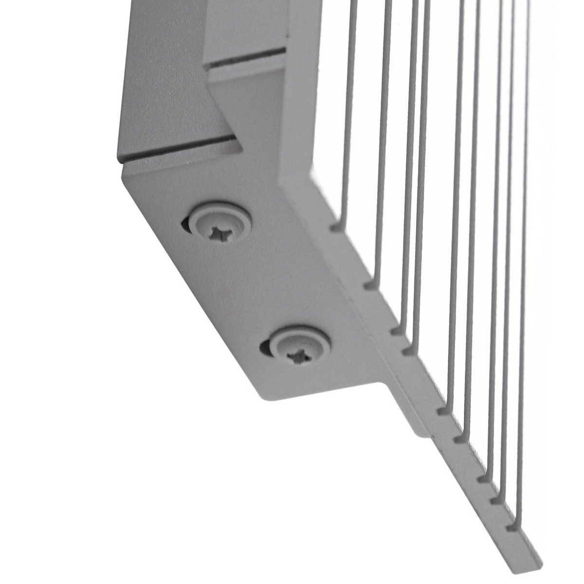 Applique extérieure en aluminium moderneLED gris, LUCANDE