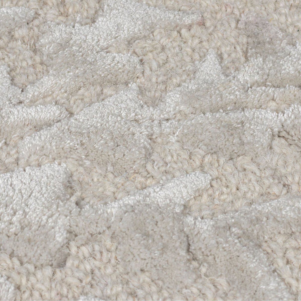Tapis floral en laine SLOANE gris, FLAIR RUGS