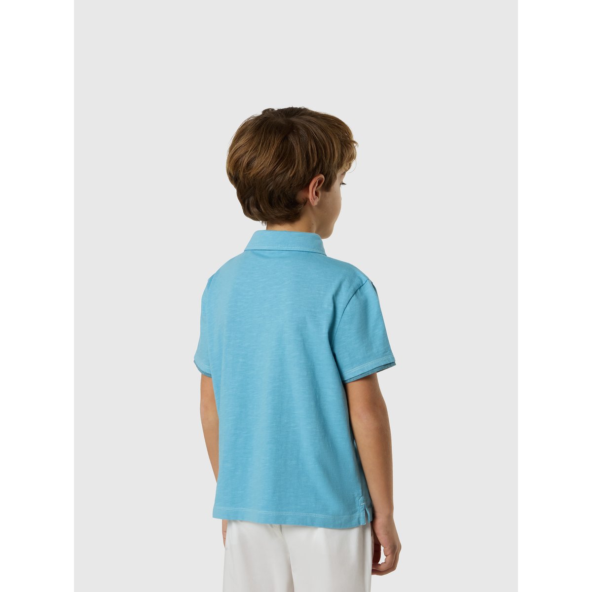 Polo en maillot slub grotte bleue, NORTH SAILS