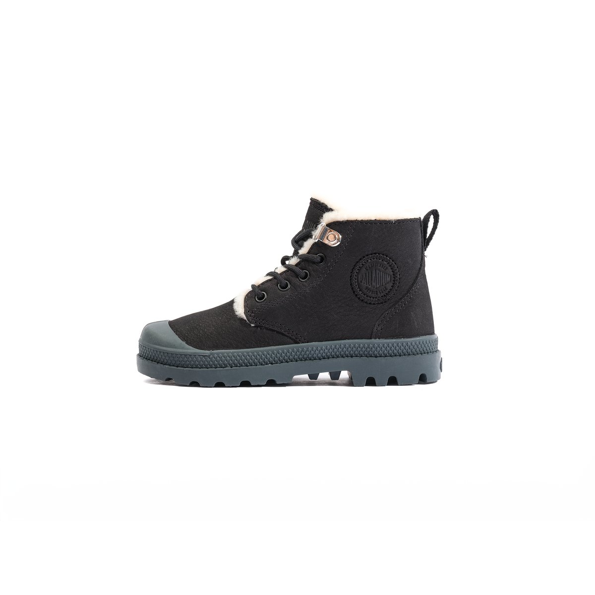 Baskets montantes en coton PAMPA ZIP WL noir-black, PALLADIUM