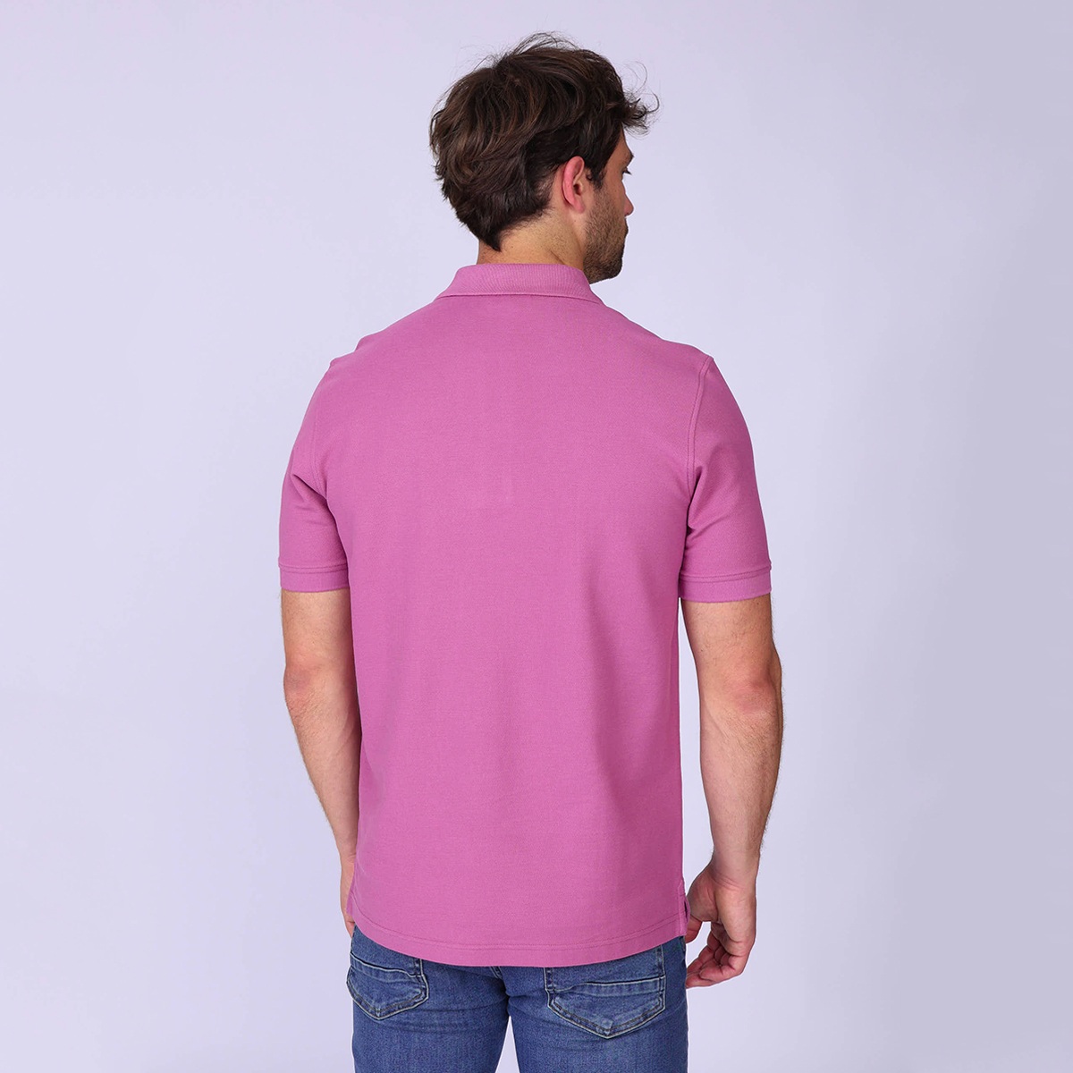 Polo Collin mauve, MISE AU GREEN