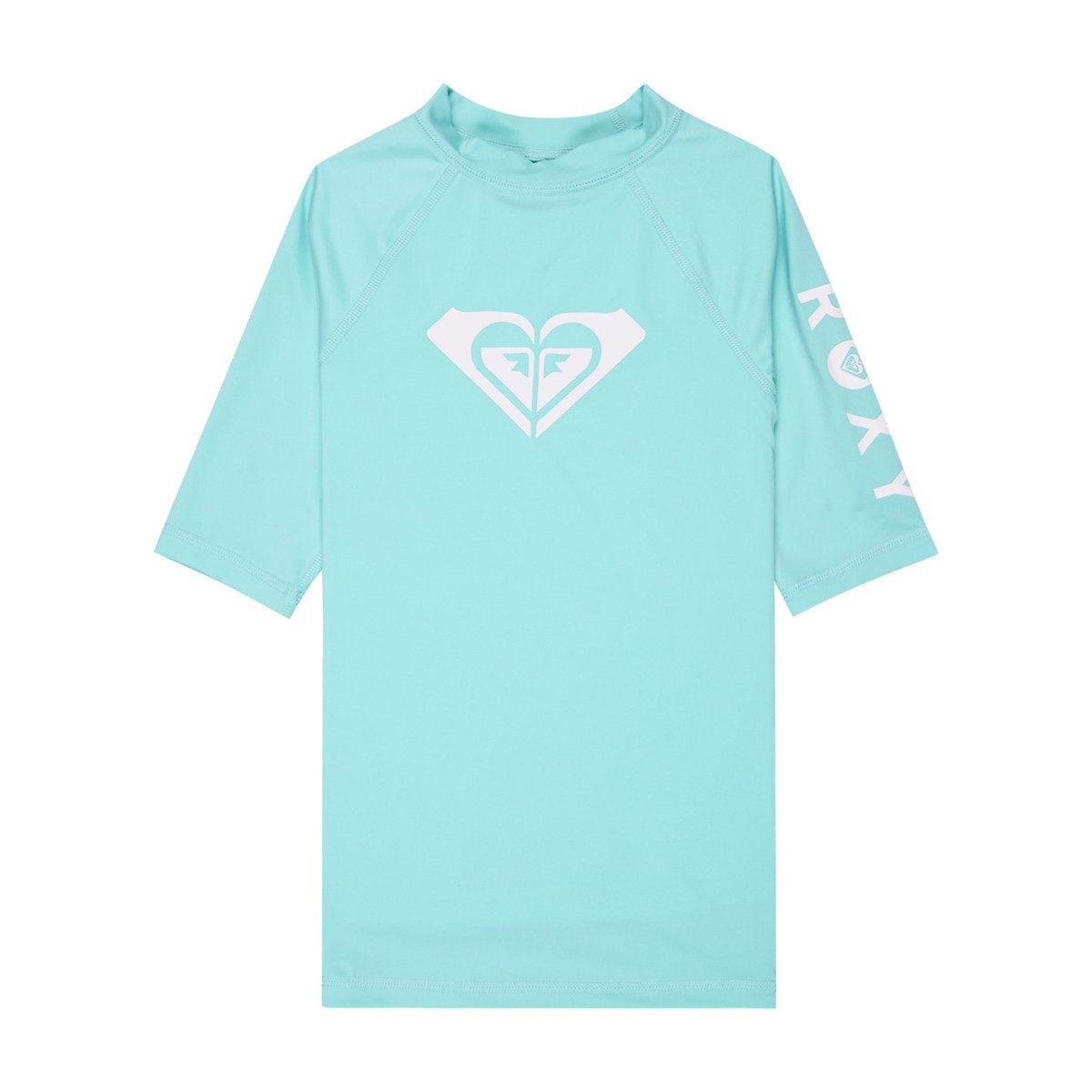 Lycra manches courtes WHOLE HEARTED. bleu aqua splash, ROXY