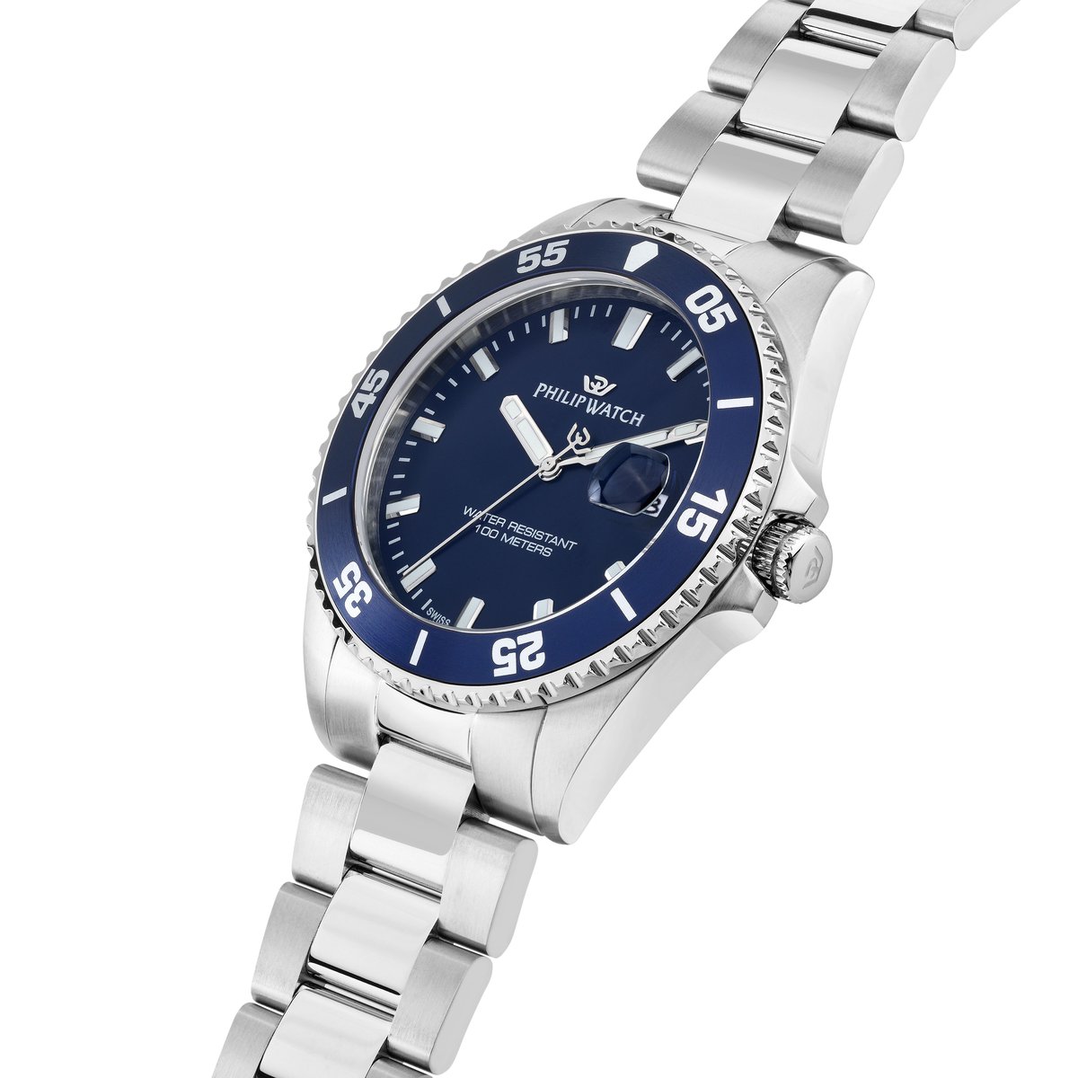 Montre multifonction CARIBE SPORT acier inoxydable, PHILIP WATCH