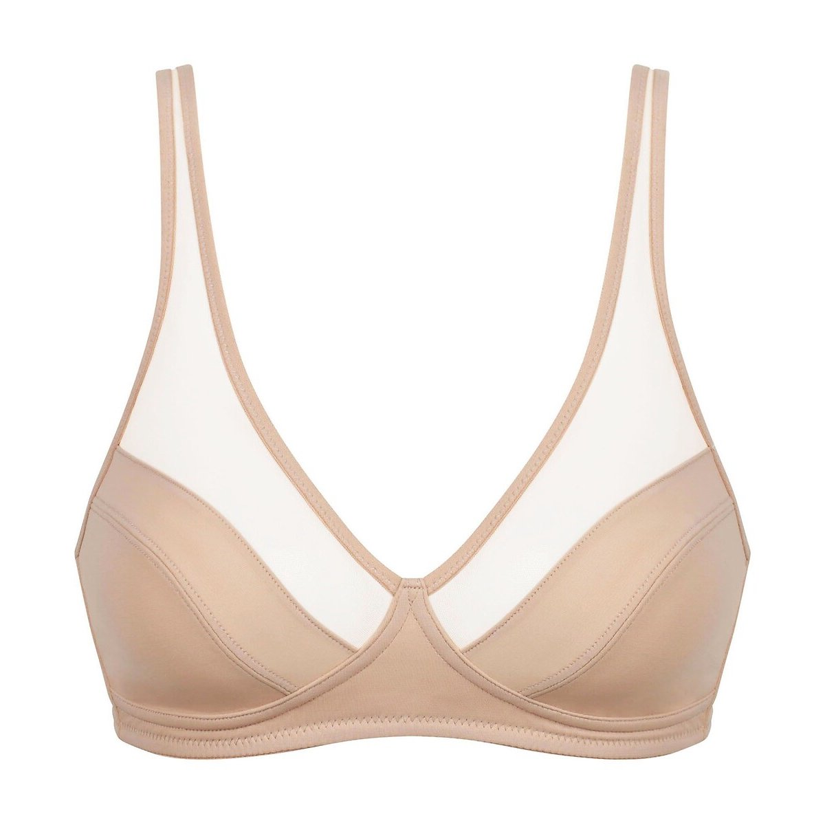 Soutien-gorge sans armatures Generous peau rosée, DIM