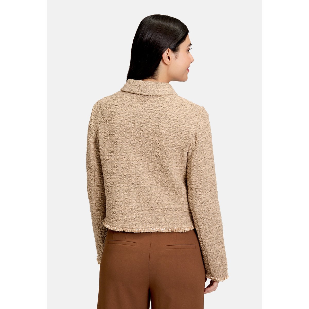 Veste blazer à manches longues beige, BETTY BARCLAY