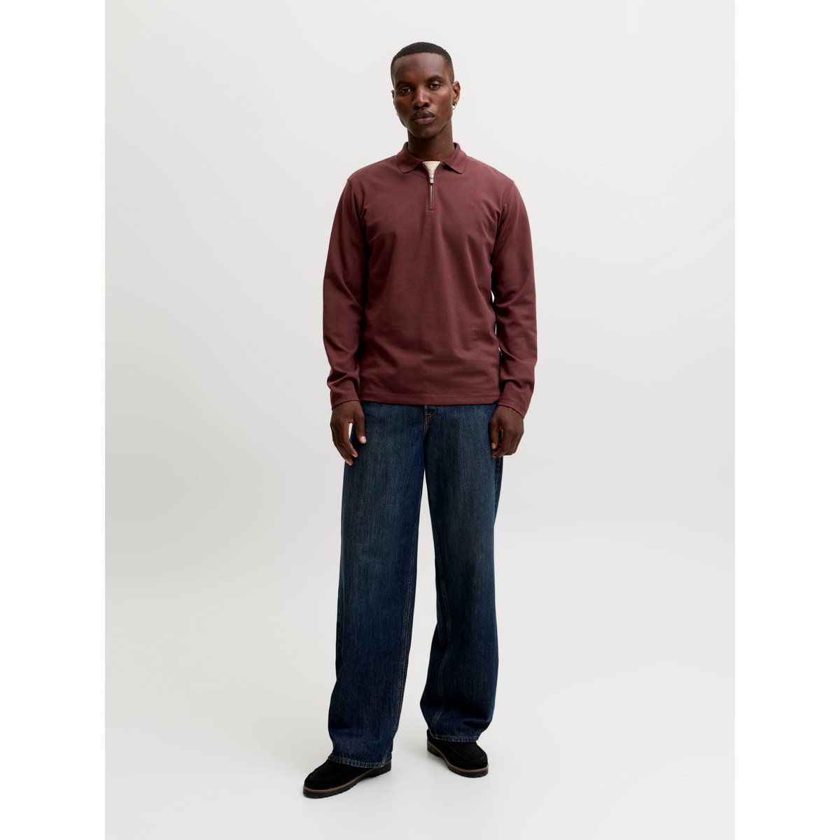 Col Polo bitter chocolate, JACK & JONES
