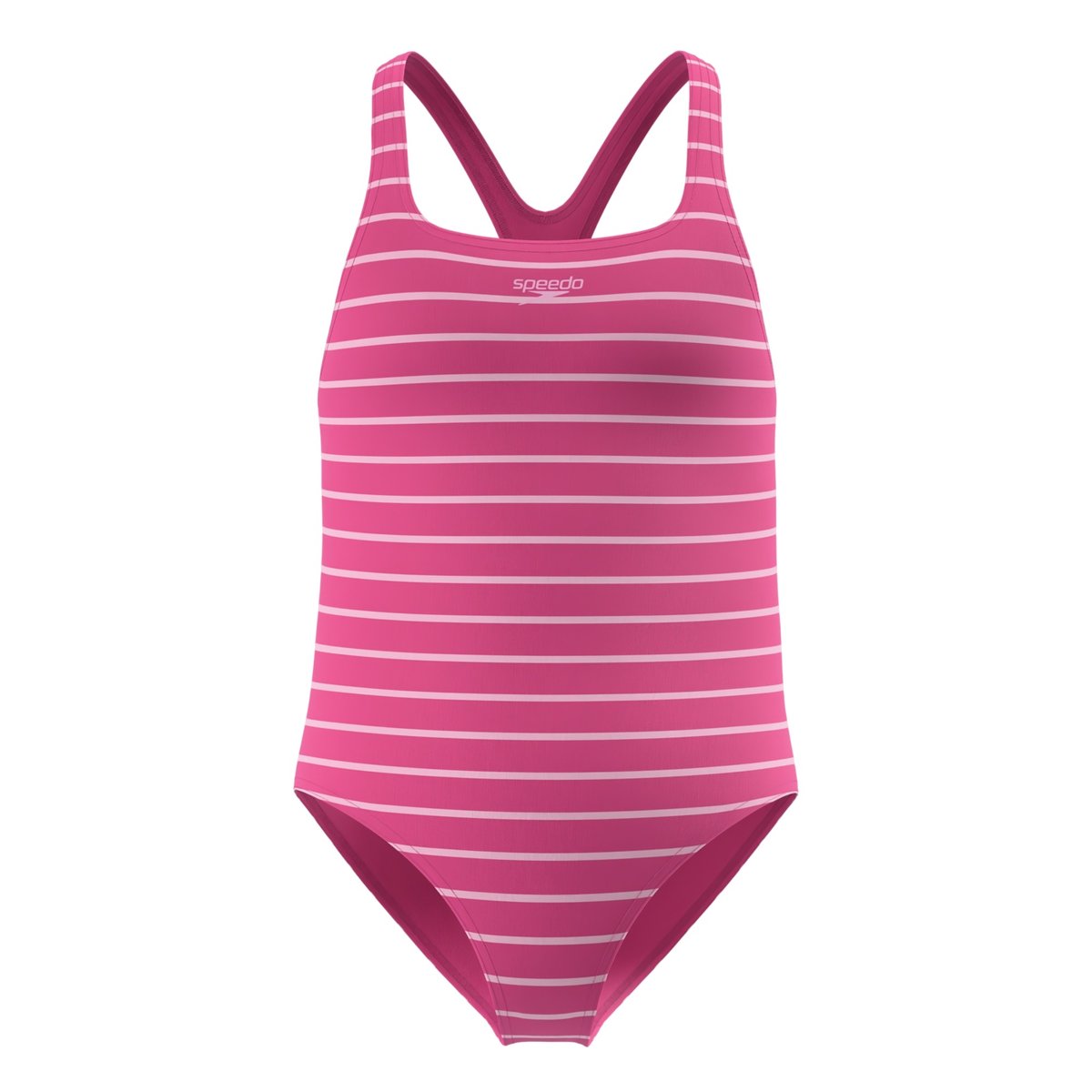 Maillot de bain 1 pièce motif/style à rayures MEDALIST rose, SPEEDO