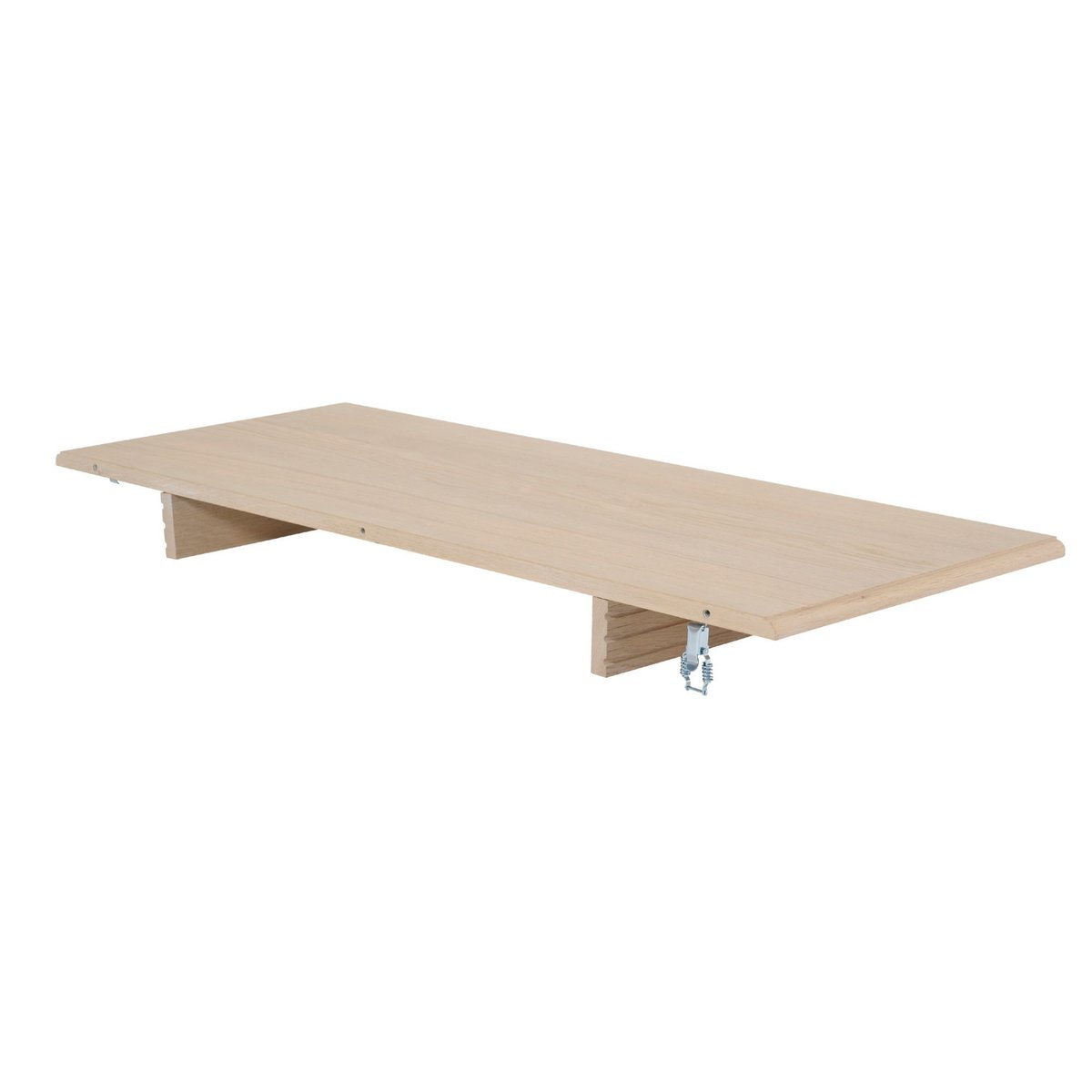 Table ronde extensible chêne blanchi 4/6 places D105 pieds fuseau - VICTORIA bois clair, HELLIN, DEPUIS 1862