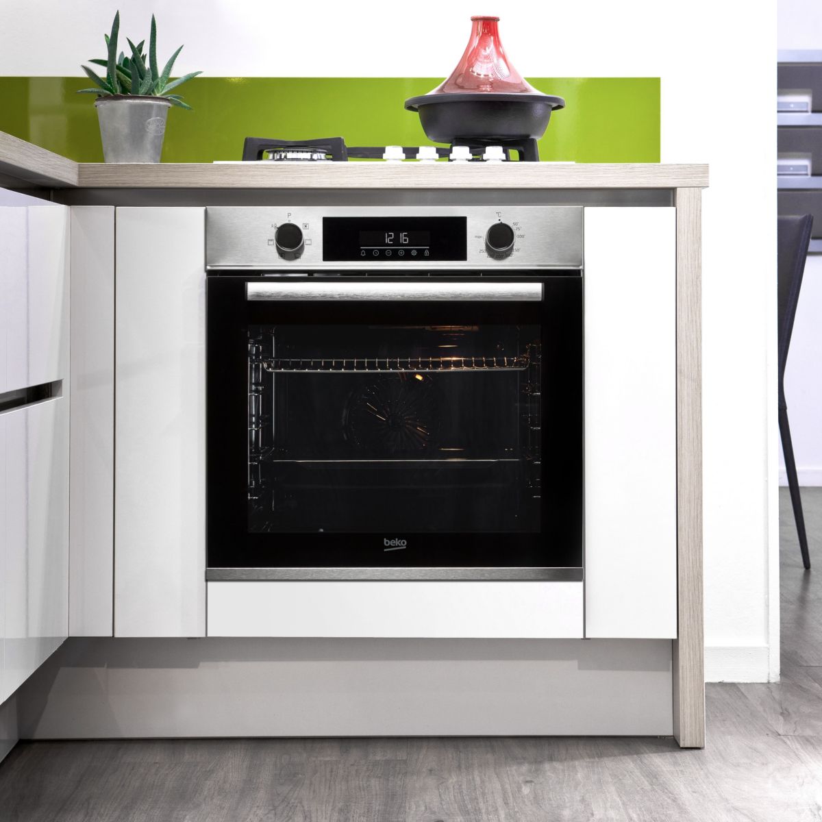 Four encastrable BBIE12300XD - Hydrolyse - Chaleur tournante inox, BEKO