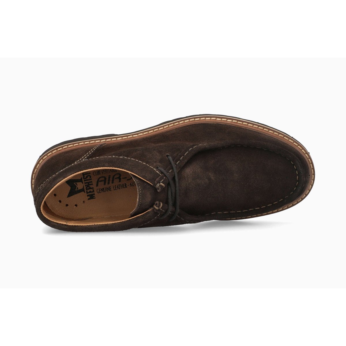 Bottines en cuir ALEXANDER marron foncé 514, MEPHISTO