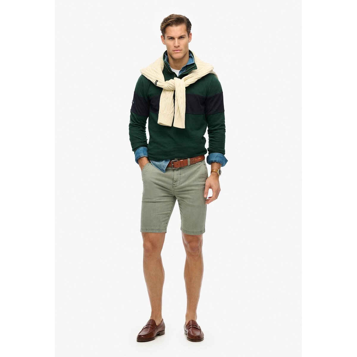 Vintage Shorts green, SUPERDRY