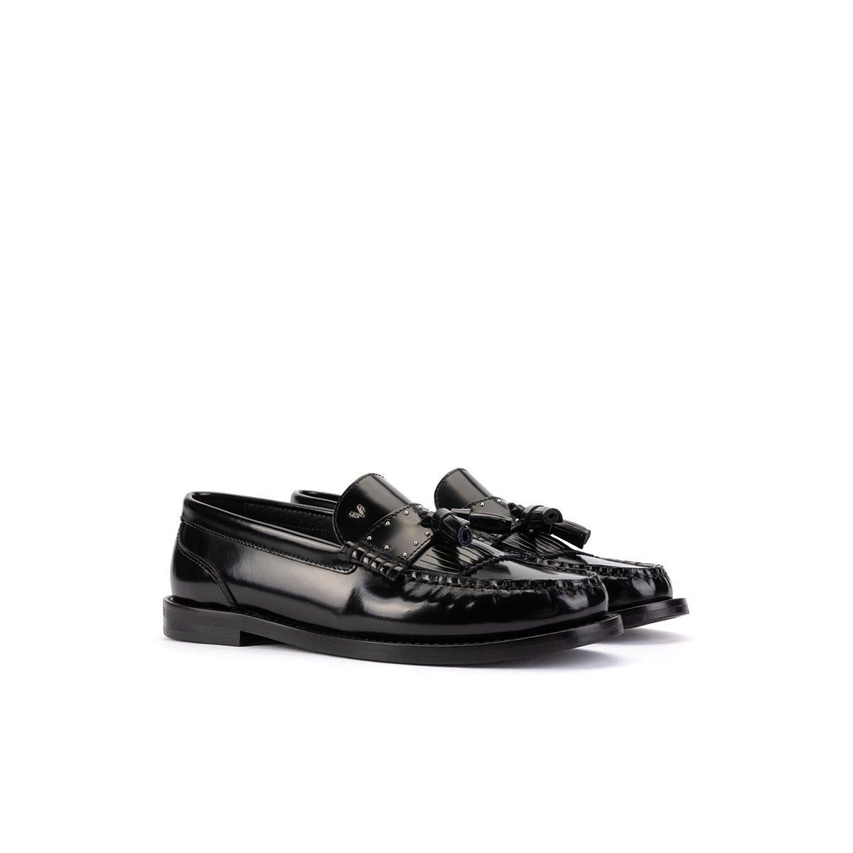 Mocassins cuir Settala black, MARTINELLI
