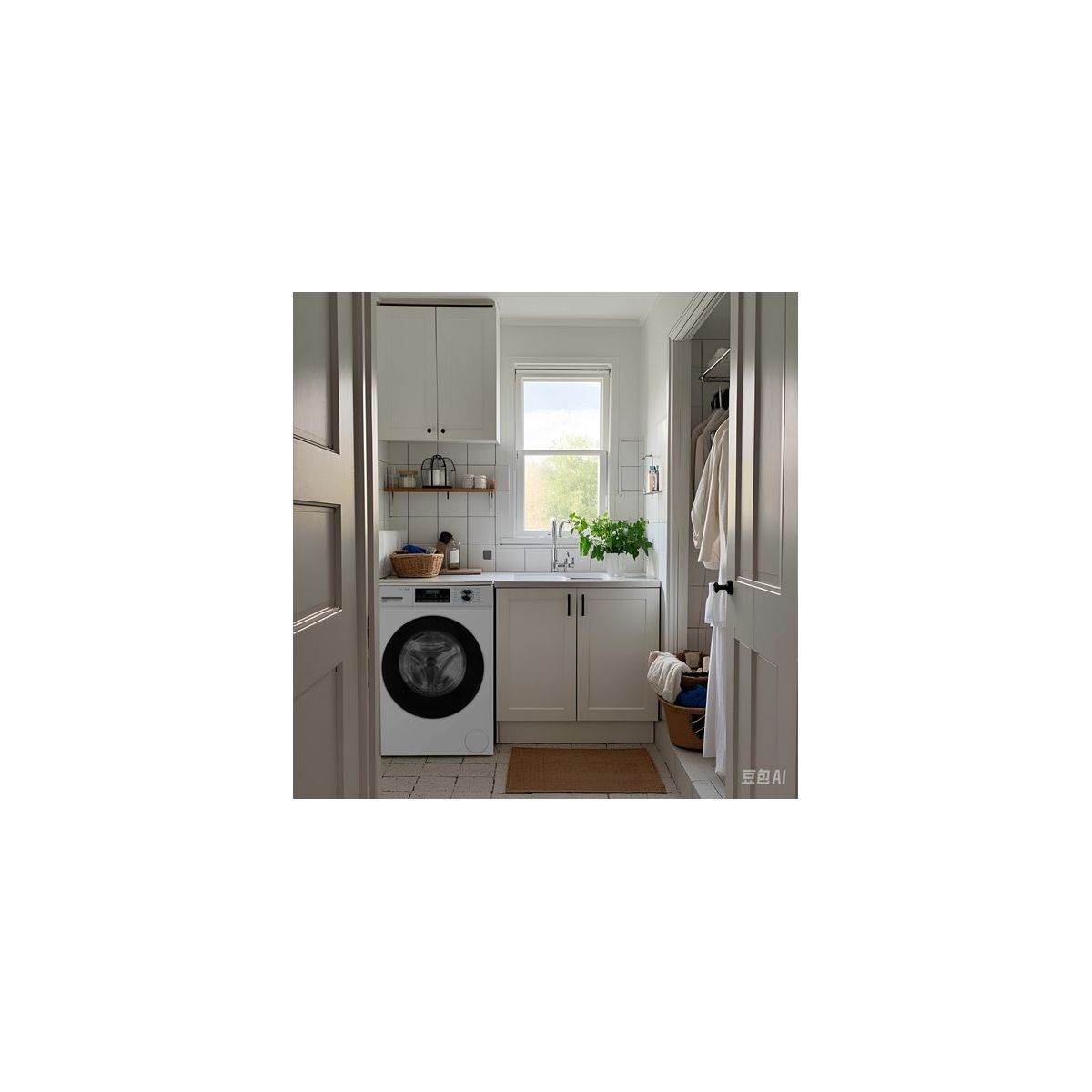 Lave linge hublot ELF814-5b couleur unique, ESSENTIEL B