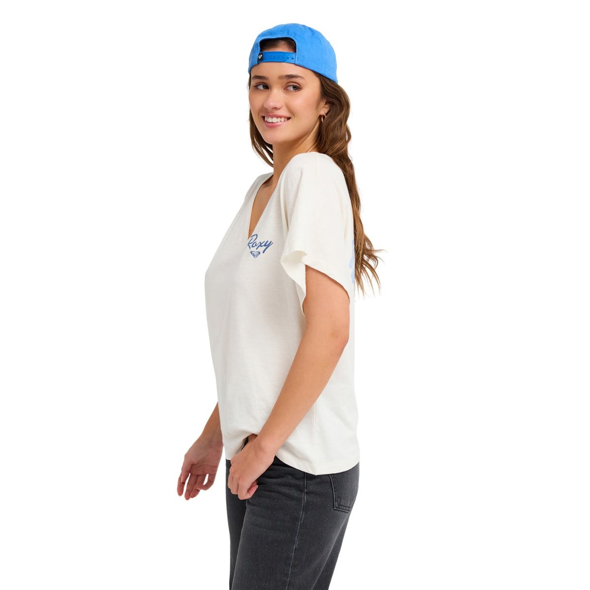 T-shirt manches courtes Dolmen NIGHTFALL. blanc coconut milk, ROXY