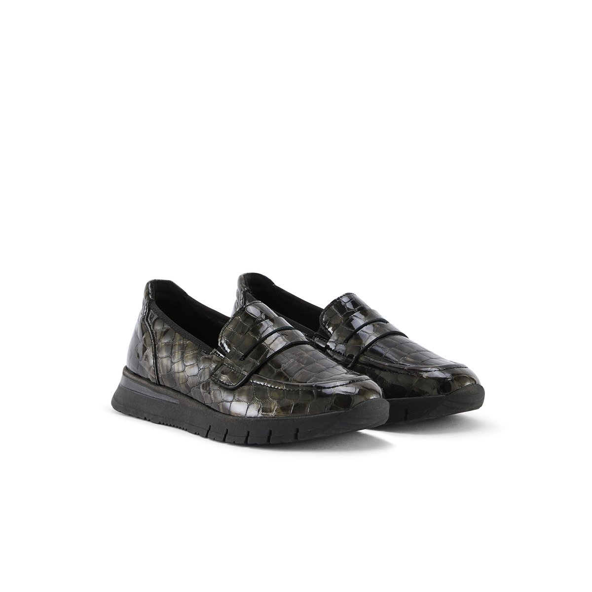 Mocassins à enfiler marron, PEDICONFORT