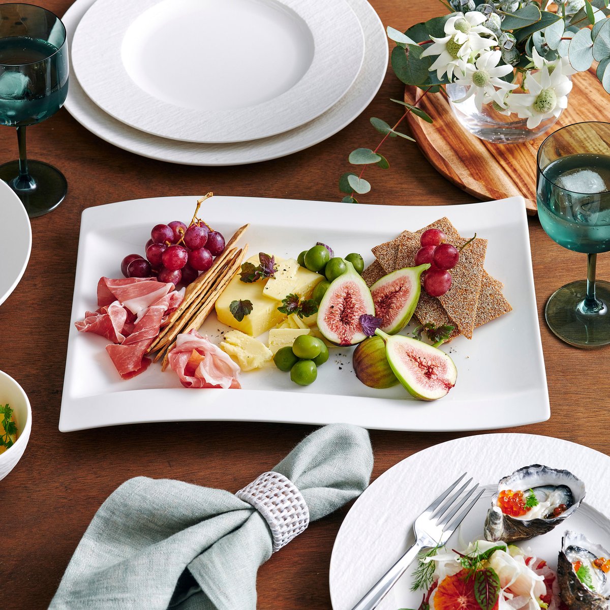 Assiette Gourmet NEWWAVE blanc, VILLEROY & BOCH