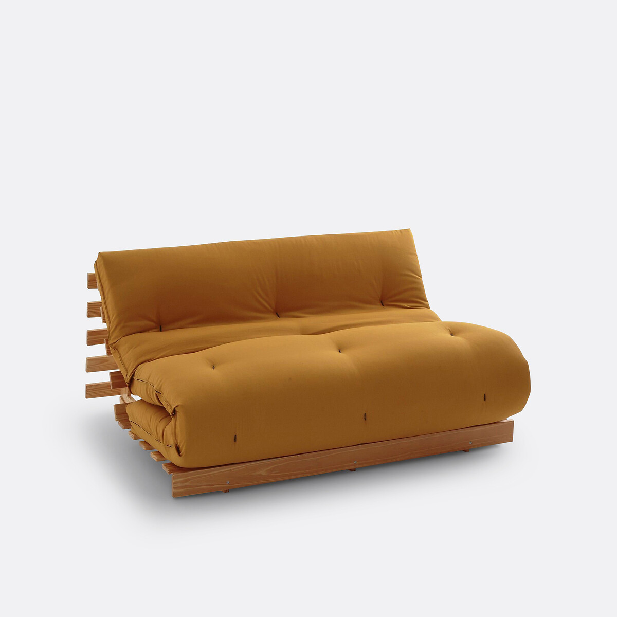 Matelas futon THAI, Mousse Souple, Coton Polyester ocre, LA REDOUTE INTERIEURS