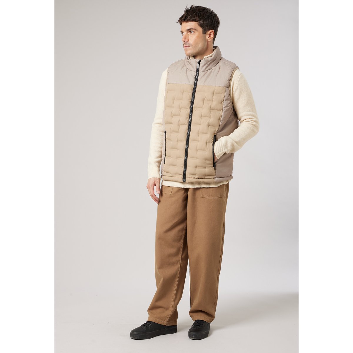 Doudoune sans manches homme NICKSON dune, DEELUXE