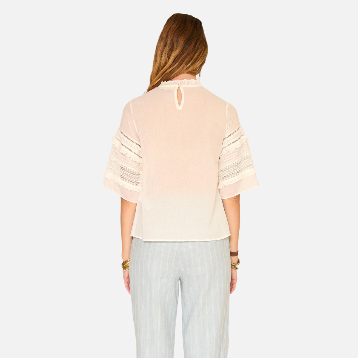 Blouse CAROLINA blanc, MKT STUDIO
