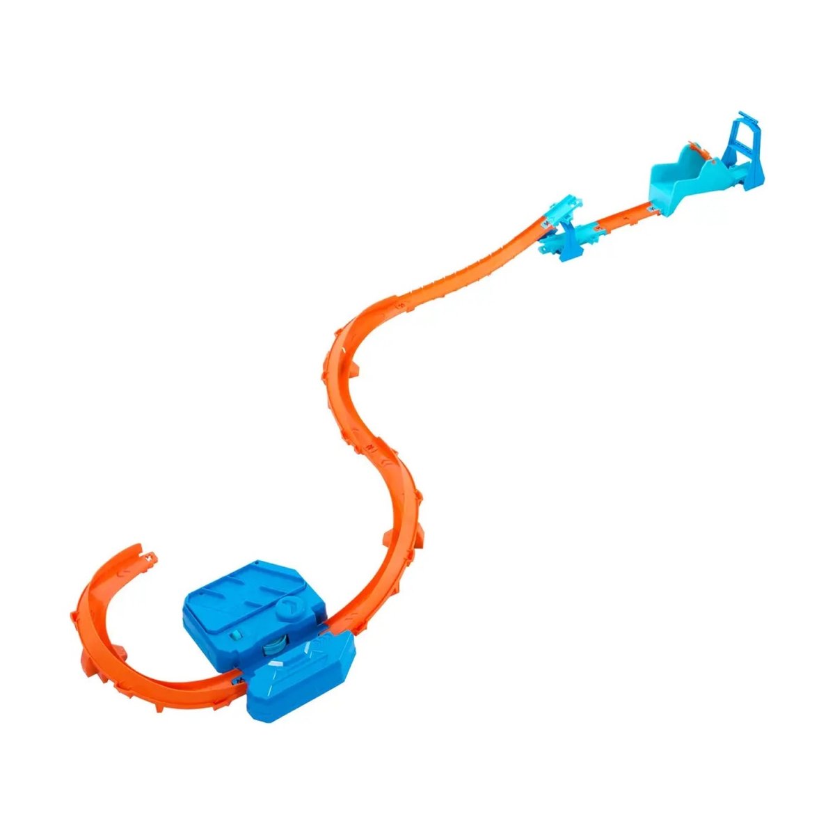 Hot Wheels Track Creator Kit accélérateur-saut-parcours rapide multicolore, MATTEL