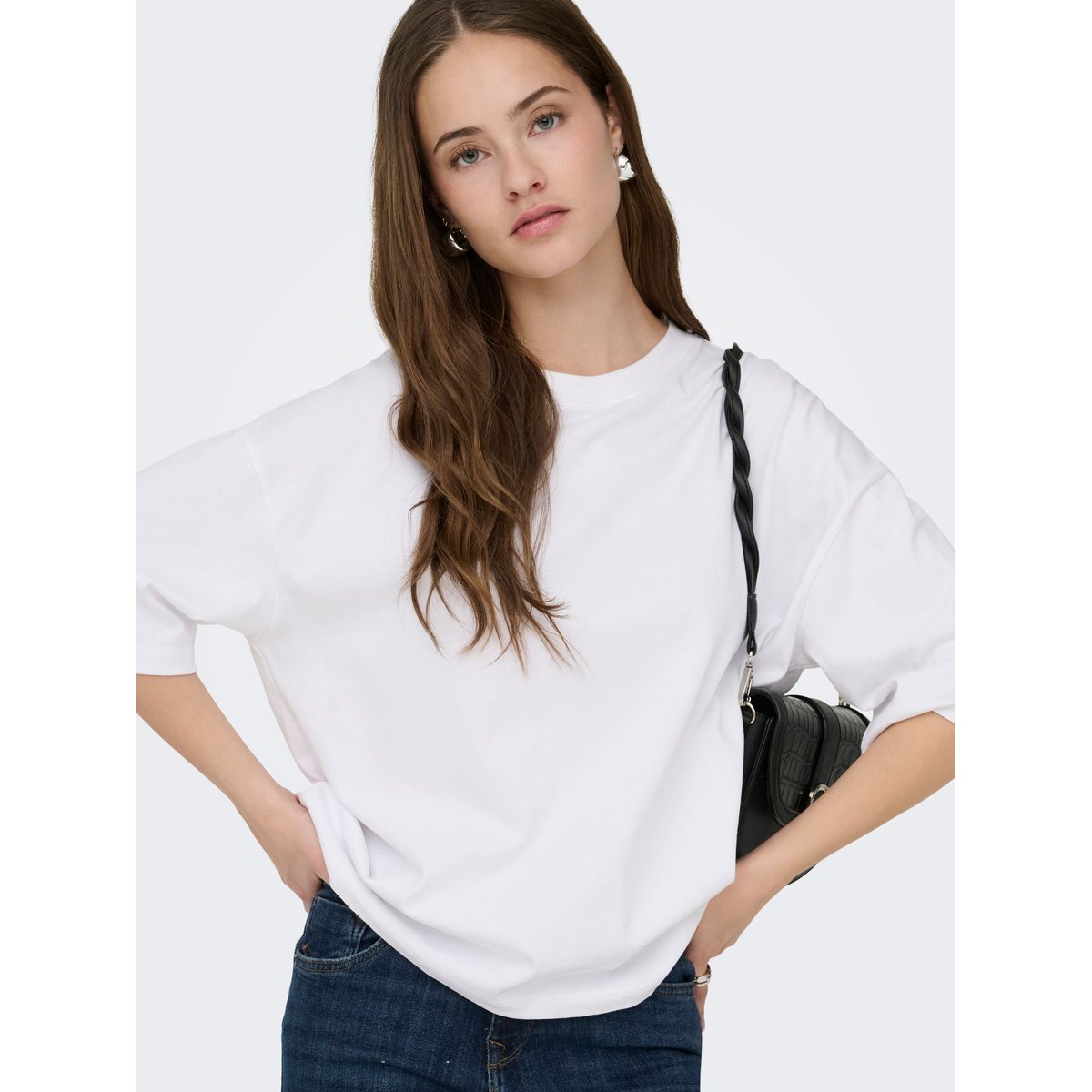 T-Shirt white 1, ONLY