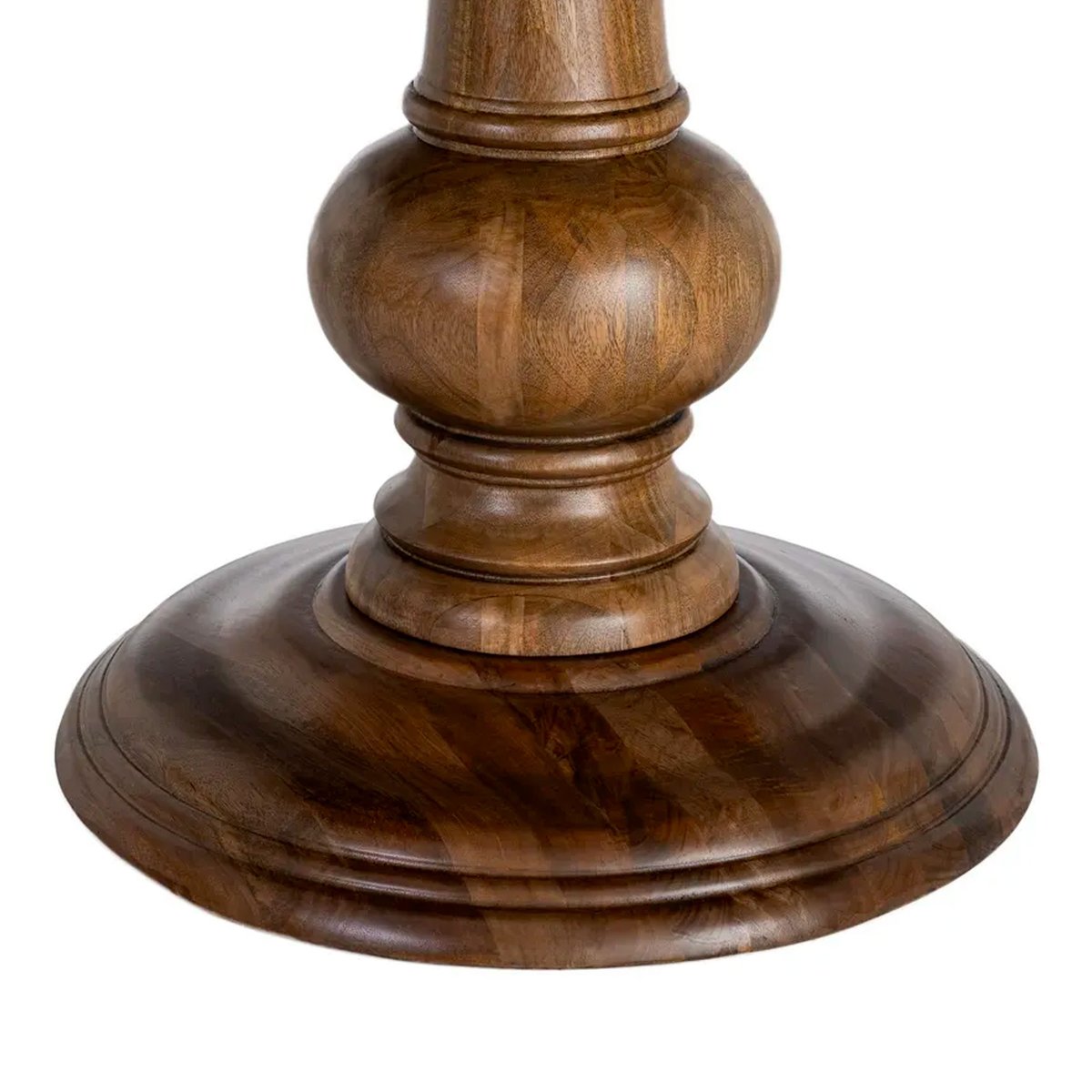 Table à manger classique ronde bois de manguier 120x120x77cm bois, WADIGA