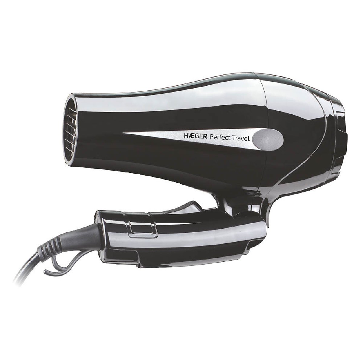 Secador de cabelo de viagem Perfect Travel , HAEGER preto , HAEGER
